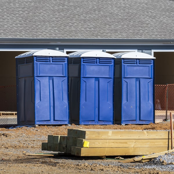 are there any restrictions on what items can be disposed of in the porta potties in Webster NH